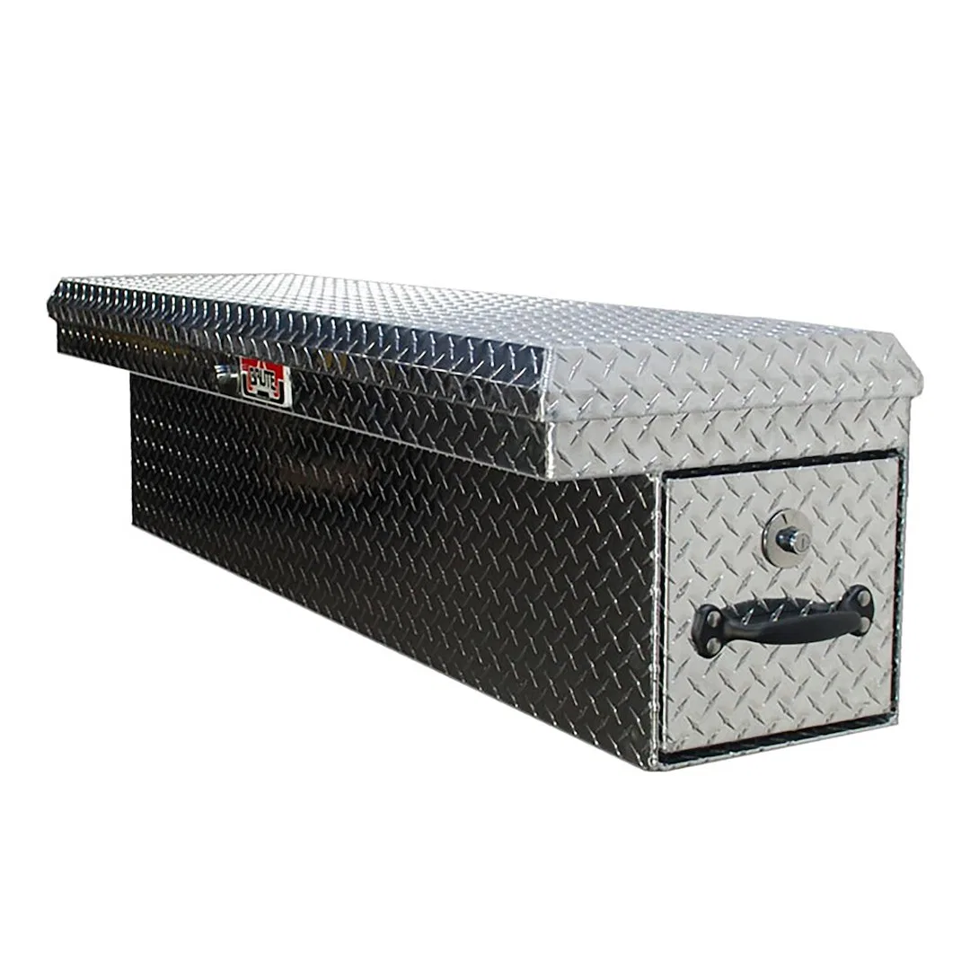 80-RB7647D – WESTIN Tool Box, LoSider Single Lid Diamond Tread Polished Aluminum 47 Inch Overall Length x 11-1/2 Inch...